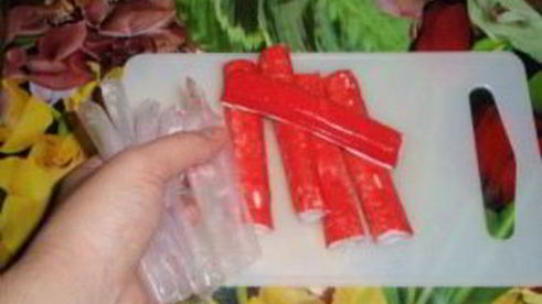 профитроли с крабовой начинкой