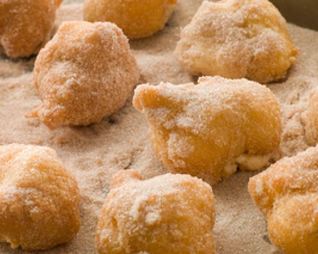 Профитроли с лимоном и ванилью