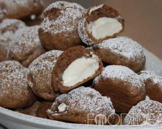 Шоколадные профитроли