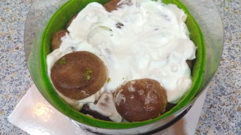 торт с профитролями