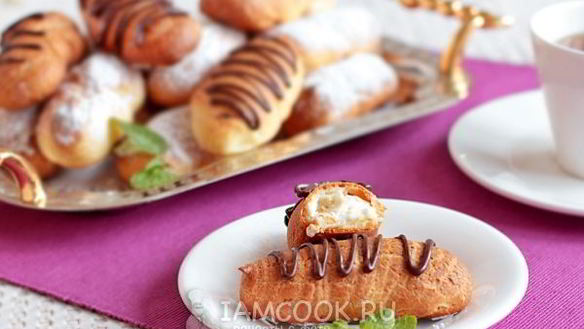 Рецепт Творожного крема для эклеров