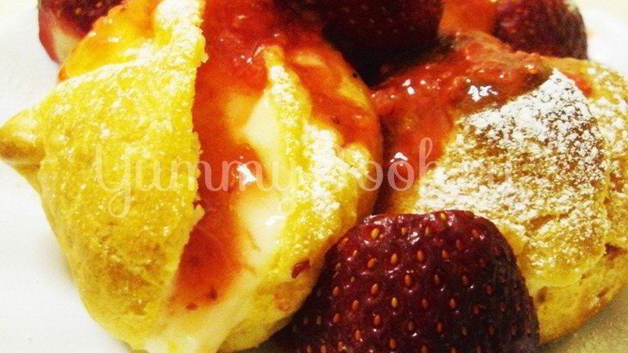 Рецепт весенних профитролей