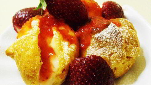 весенние профитроли