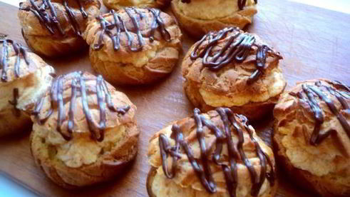 эклеры из тыквы