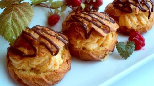 эклеры из тыквы