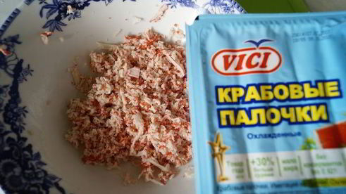 эклеры с крабовой начинкой