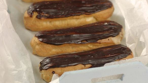 Рецепт Эклеров со сливочным кремом