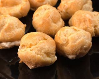 Заварные профитроли с творожным кремом