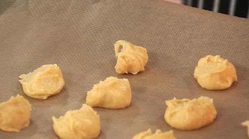 заварные профитроли с творожным кремом