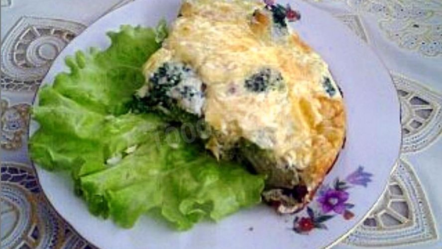 Рецепт брокколи в сметане в духовке с сыром запеканка