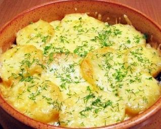 Домашняя картофельная запеканка с грибами