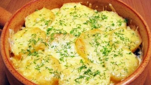 Рецепт Домашней картофельной запеканки с грибами