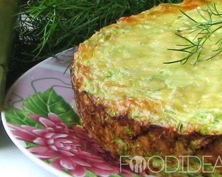 Кабачковая запеканка с фаршем