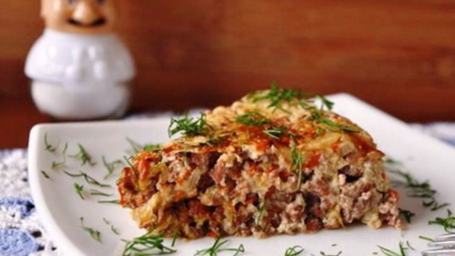 Рецепт капустной запеканки с фаршем в мультиварке