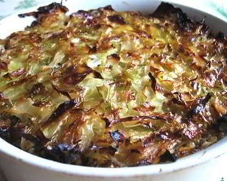 Капустная запеканка с манкой