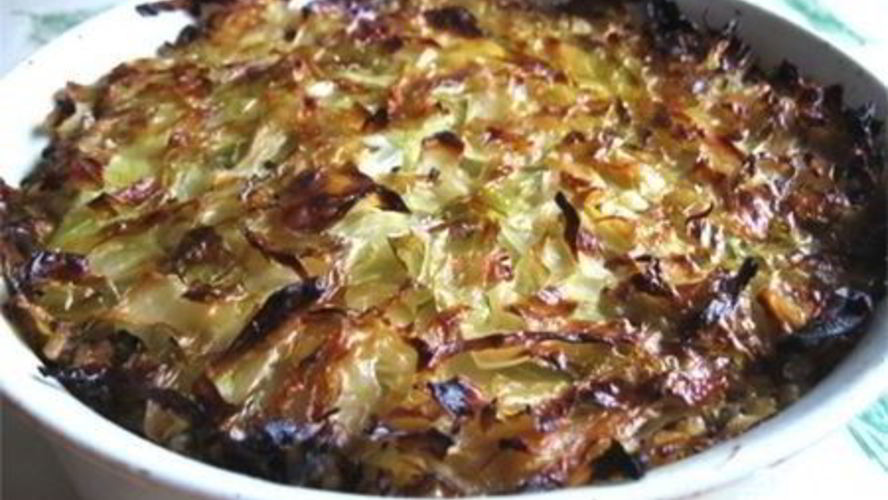 Рецепт капустной запеканки с манкой