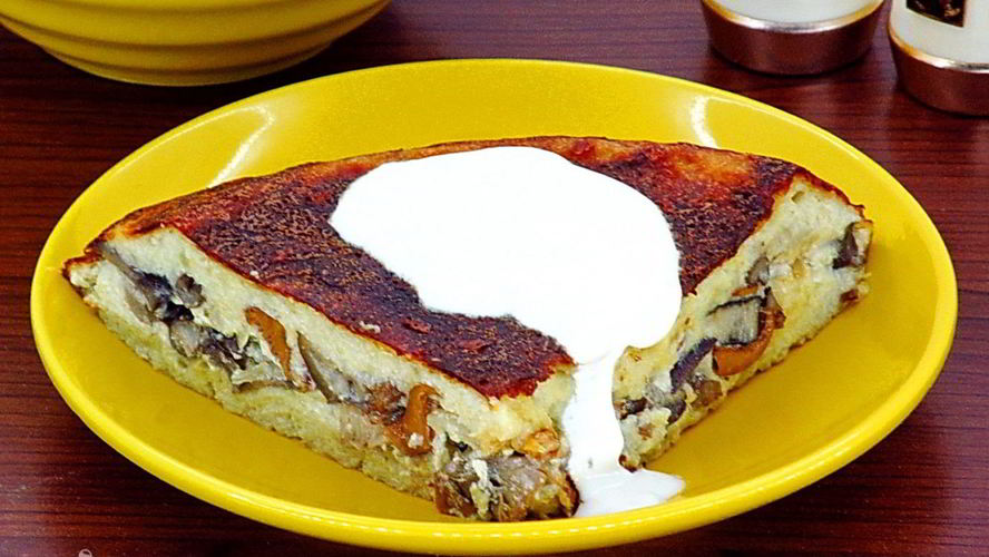 Рецепт картофельной запеканки с грибами в мультиварке