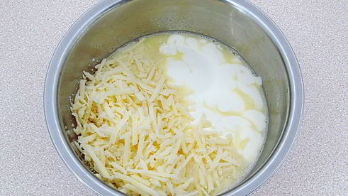 картофельная запеканка с грибами в мультиварке