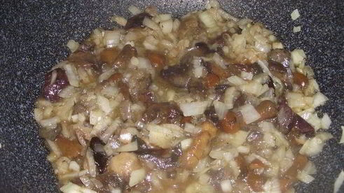 картофельная запеканка с грибами