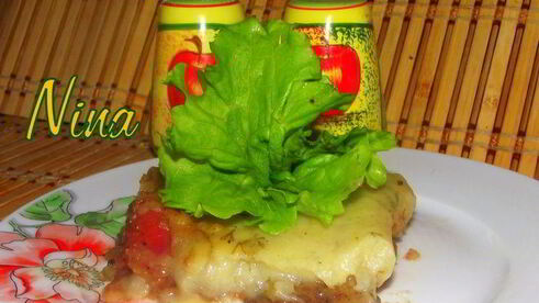 картофельная запеканка с грибами