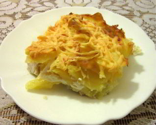 Картофельная запеканка с грудкой