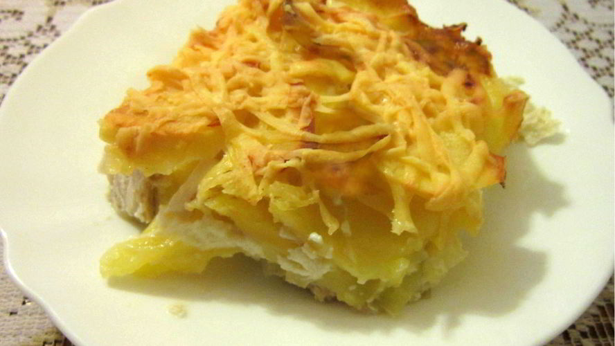 Рецепт картофельной запеканки с грудкой