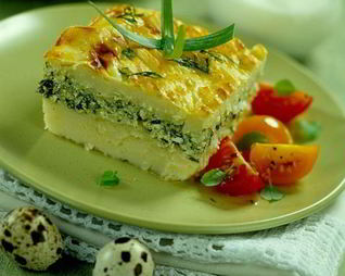 Картофельно-творожная запеканка