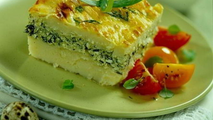 Рецепт картофельно-творожной запеканка