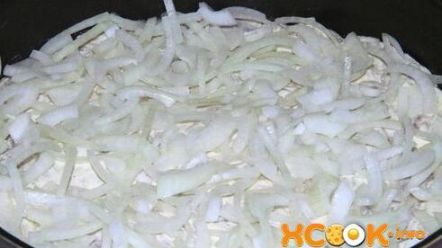 куриная запеканка с грибами