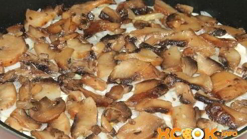 куриная запеканка с грибами