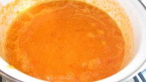 манная запеканка с абрикосом