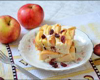 Запеканка с яблоками