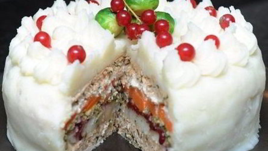 Рецепт праздничной слоеной запеканки