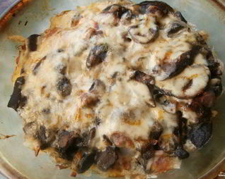 Рисовая запеканка с грибами