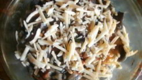 рисовая запеканка с грибами