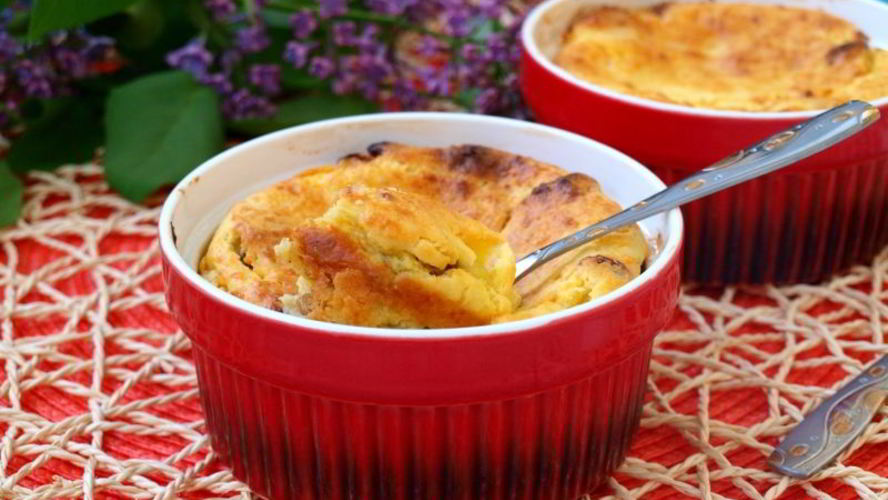 Рецепт творожной запеканки с изюмом