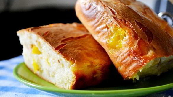 Рецепт Творожной запеканки с персиками