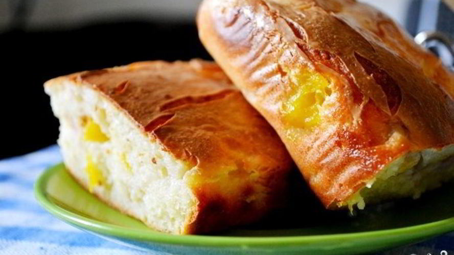 Рецепт творожной запеканки с персиками