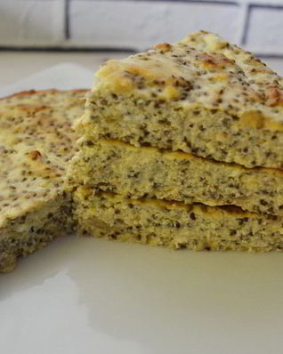 Творожная запеканка с семенами чиа