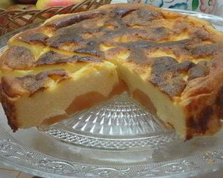 Творожная запеканка с яблоками