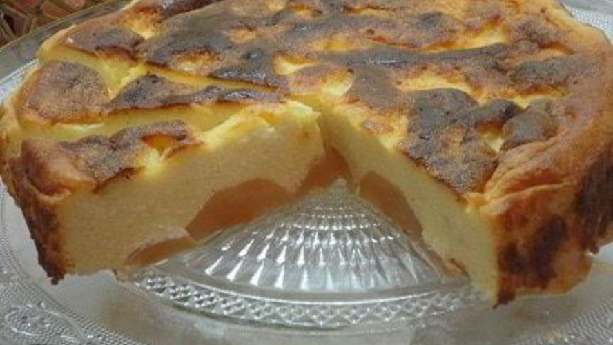 Рецепт творожной запеканки с яблоками