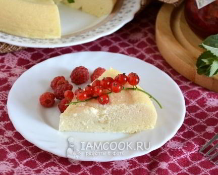 Творожная запеканка в микроволновке