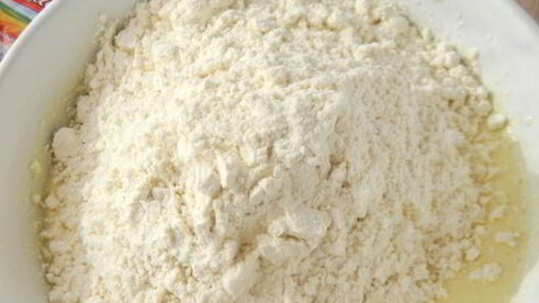 творожно-кокосовая запеканка с ягодами