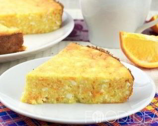 Творожно-тыквенная запеканка