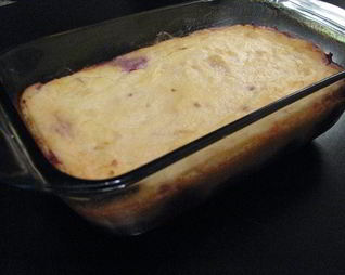 Творожно-вишневая запеканка