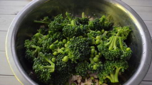 яичная запеканка с брокколи