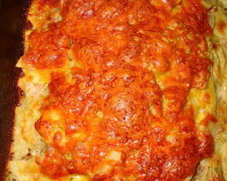 Запеканка из фарша и картофеля