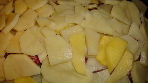 запеканка из фарша и картофеля