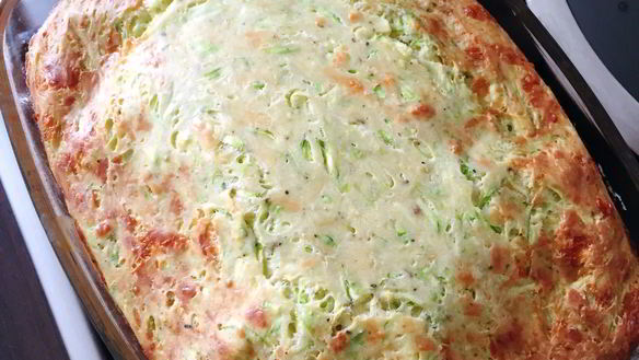 Рецепт Запеканки из кабачков с сыром и зеленью