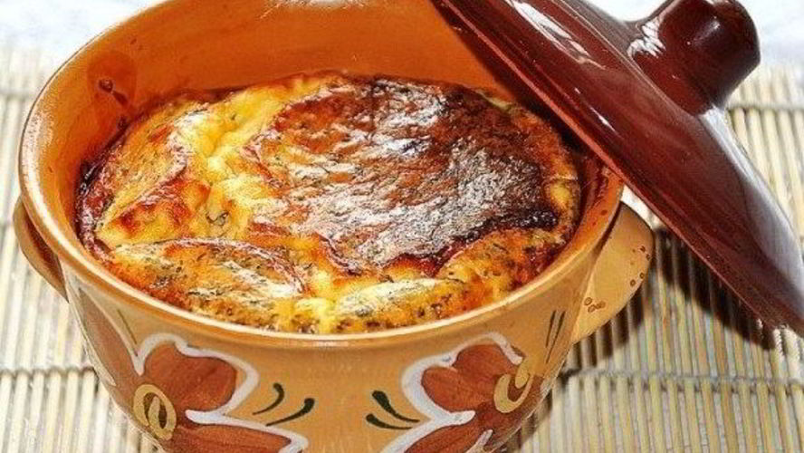 Рецепт запеканки из овощей в горшочке